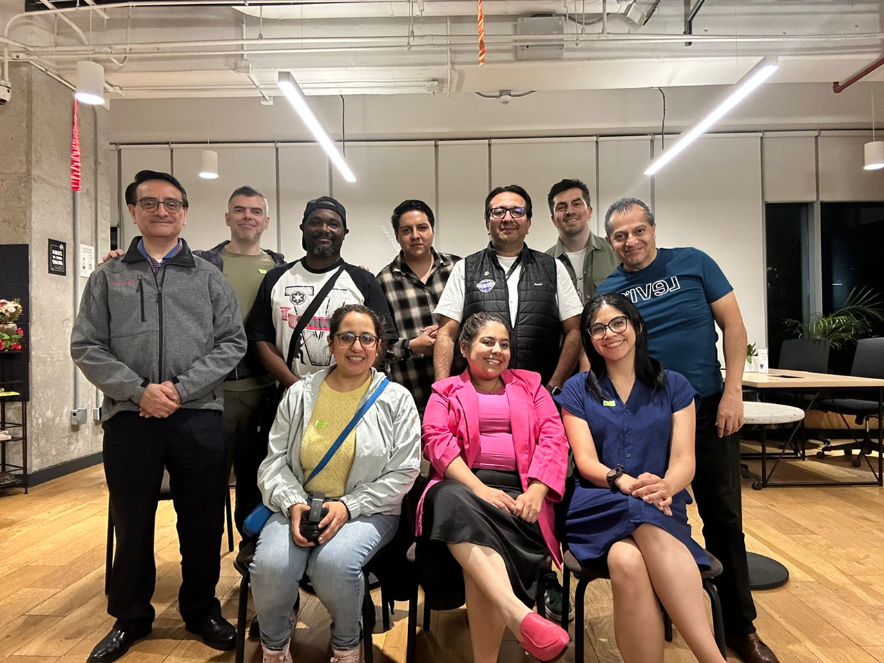Mexico City Toastmasters members posing together